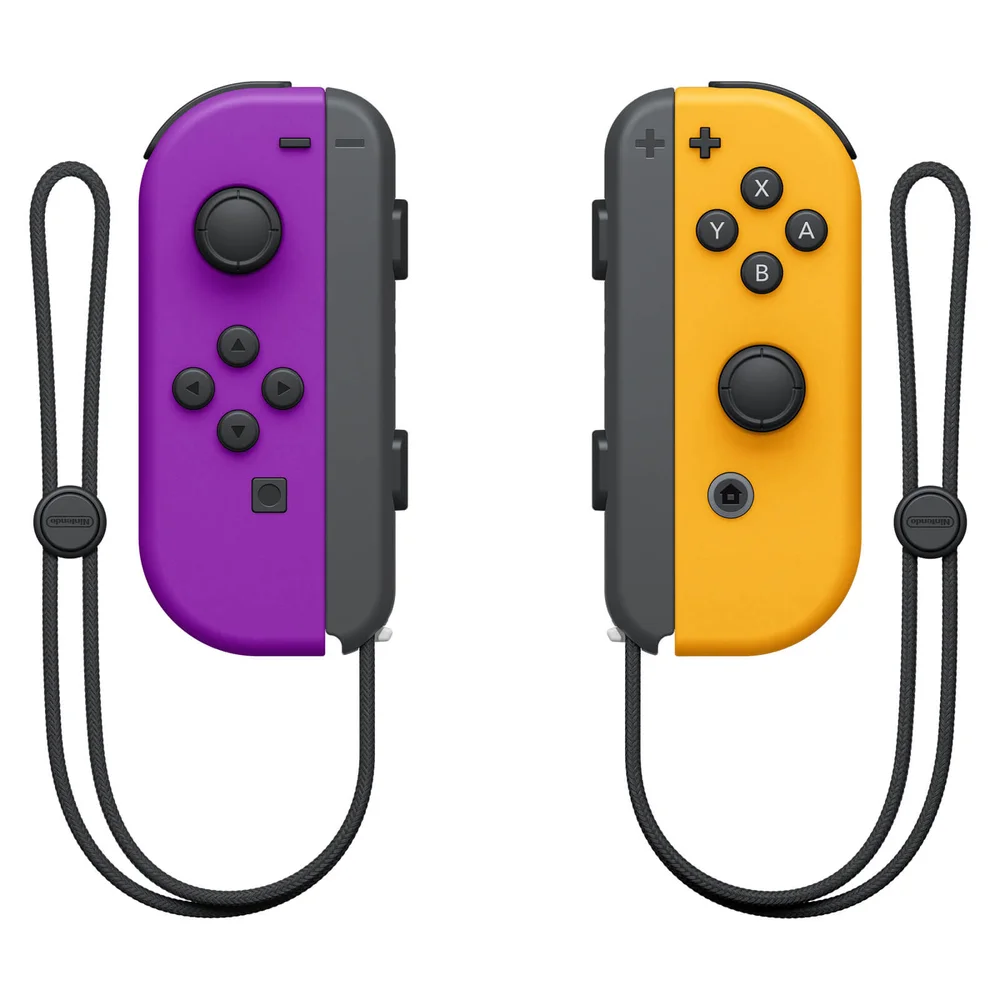 Nintendo Joy Con Pair Neon Purple/Orange Bild 1