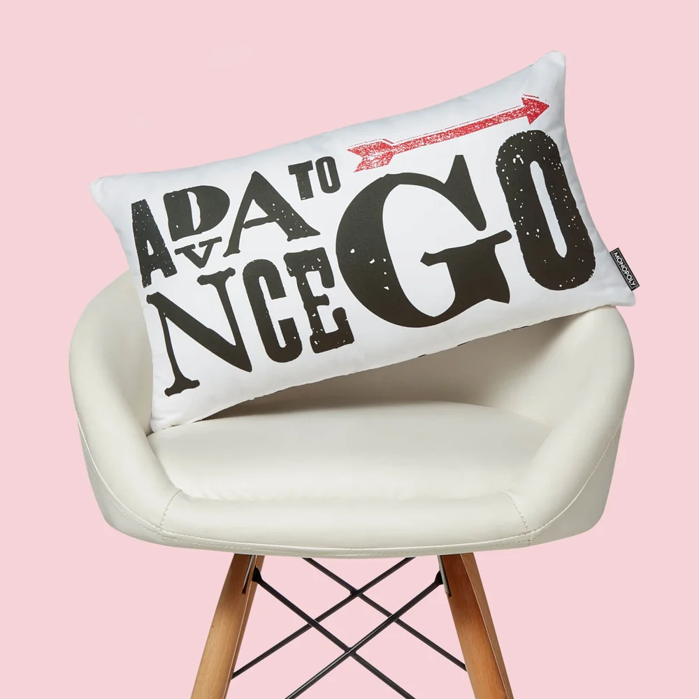 Monopoly Advance To Go! Rectangular Cushion - 30x50cm Bild 1