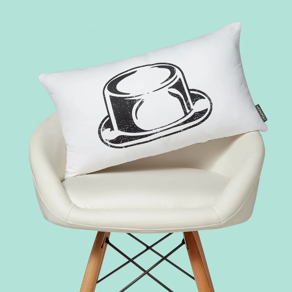 Monopoly Hat Rectangular Cushion - 30x50cm - Soft Touch Bild 1