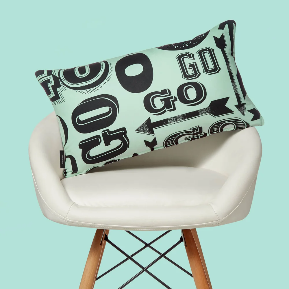 Monopoly Go! Letterpress Rectangular Cushion - 30x50cm - Soft Touch Bild 1