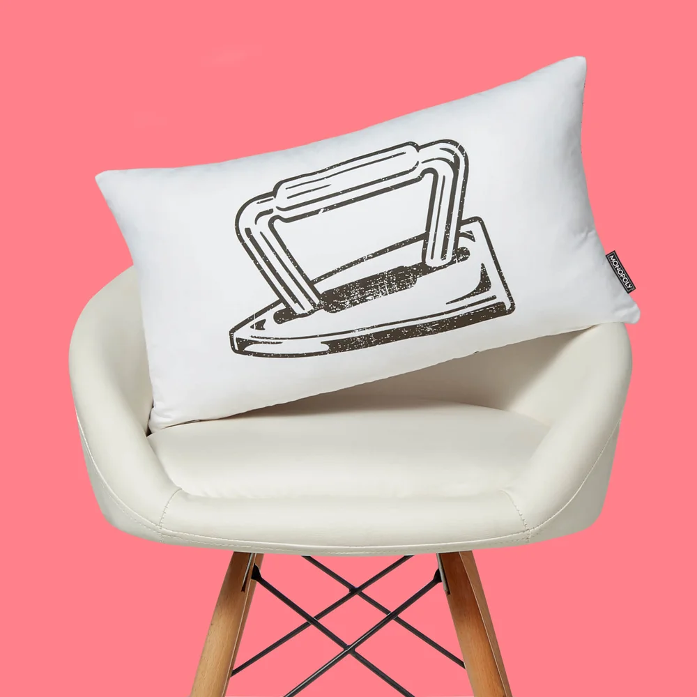 Monopoly Iron Rectangular Cushion - 30x50cm - Soft Touch Bild 1