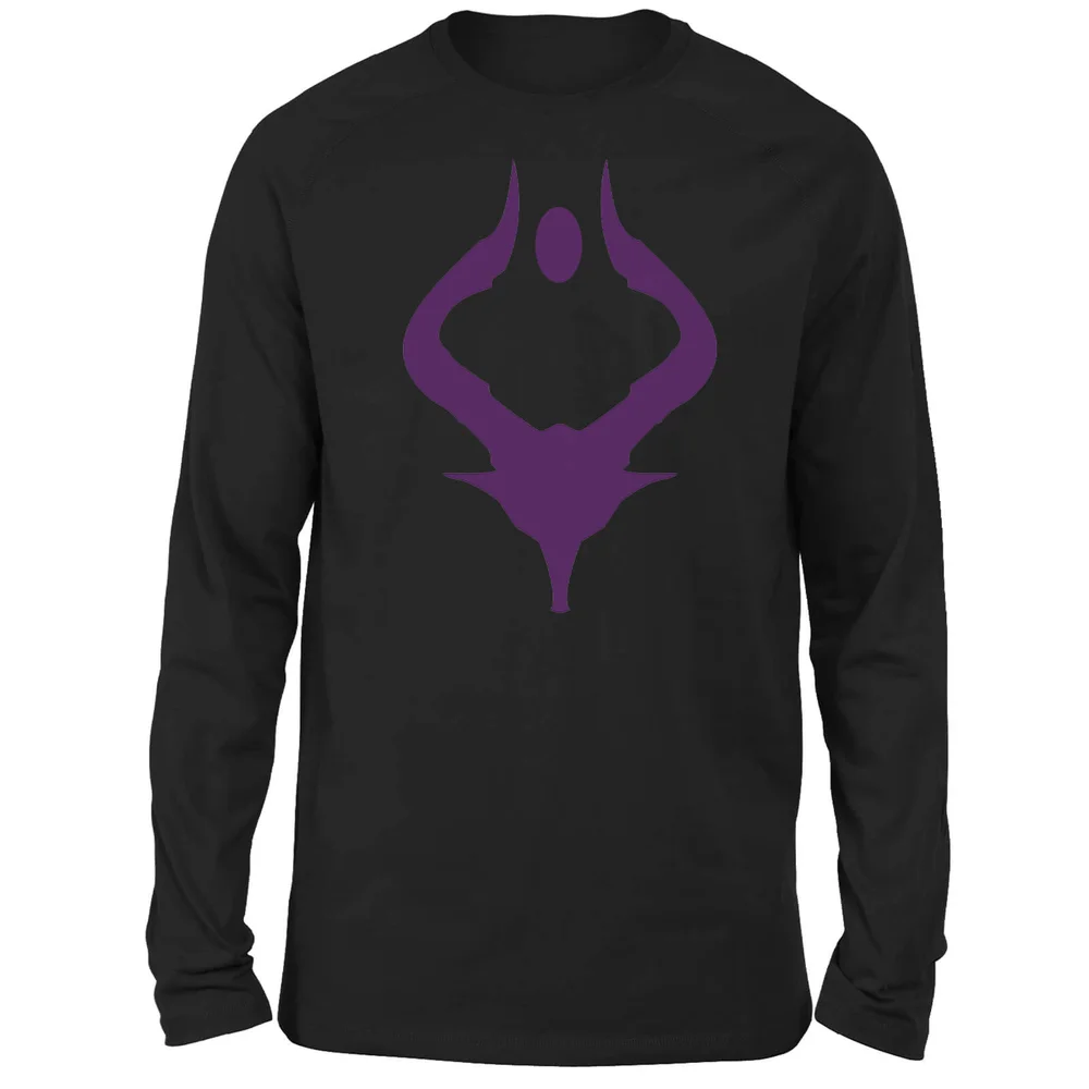 Magic The Gathering Bolas Purple Silhouette Men's Longsleeve T-Shirt - Black - S Bild 1