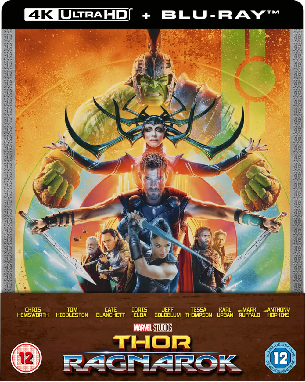 Thor Ragnarok - 4K Ultra HD (Inklusive 2D Blu-ray) Zavvi Exclusive Steelbook Bild 1