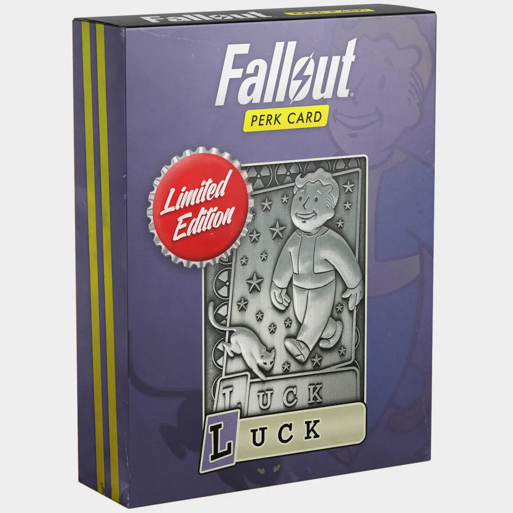 Fallout limitierte Auflage Perk-Karte - Glück (Nr. 7 von 7) Bild 1