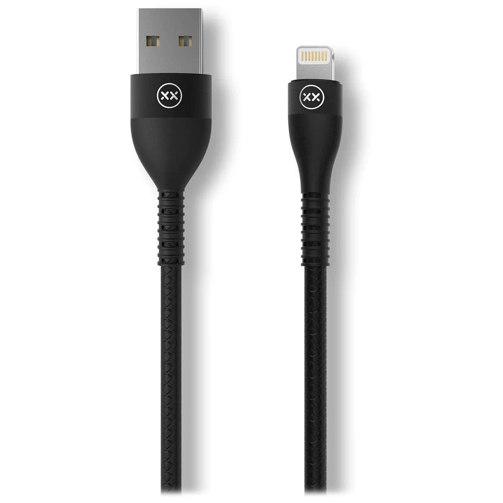 Mixx 1.2 Meter - USB A to Lightning - MFI Version - Black Bild 1