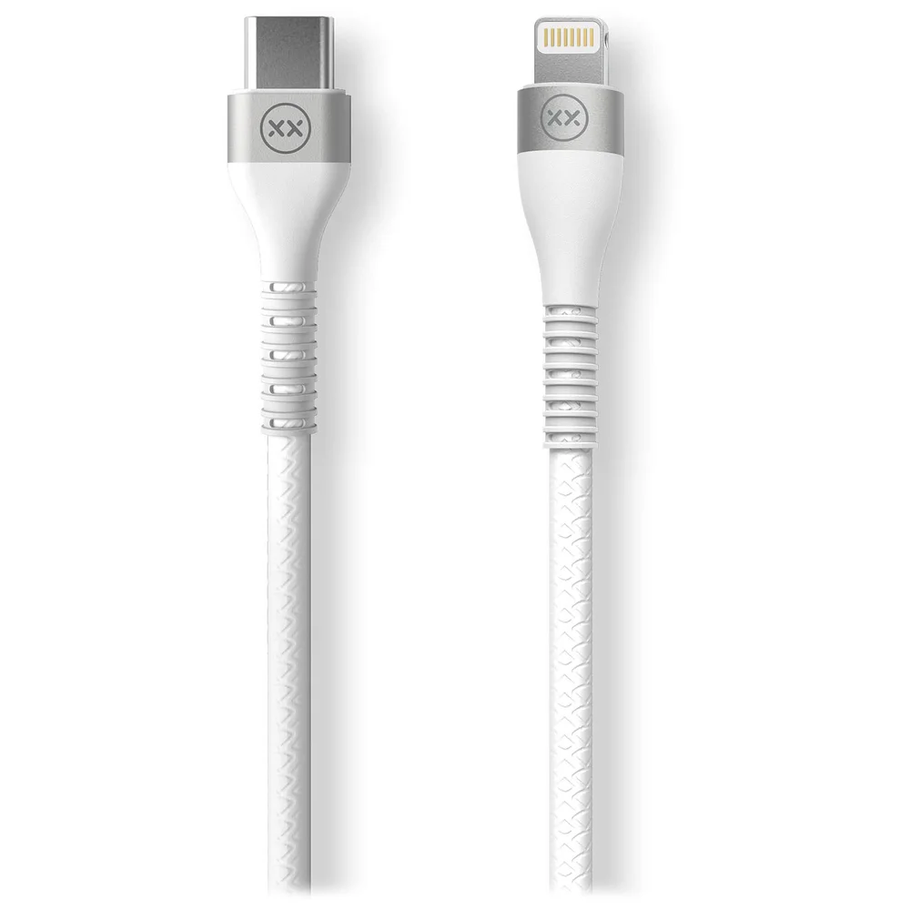 Mixx 1.2 Meter - Type-C to Lightning - MFI Version to Support 30 Watts - White Bild 1