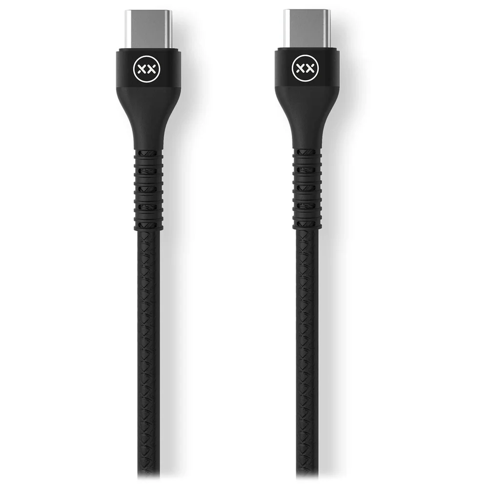 Mixx 1.2 Meter - Type-C to Type-C (Supports 60W PD) - Black Bild 1