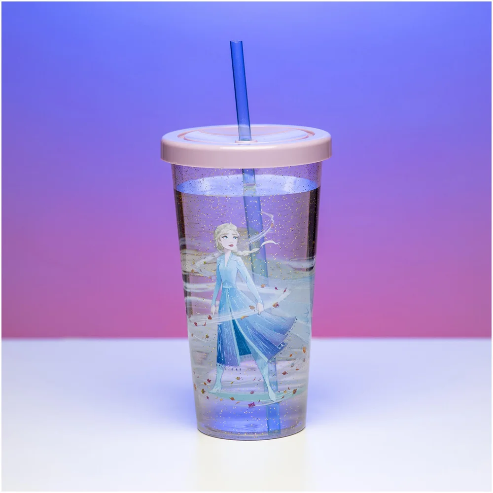 Die Eiskönigin 2 Tassen und Strohhalm Bild 1