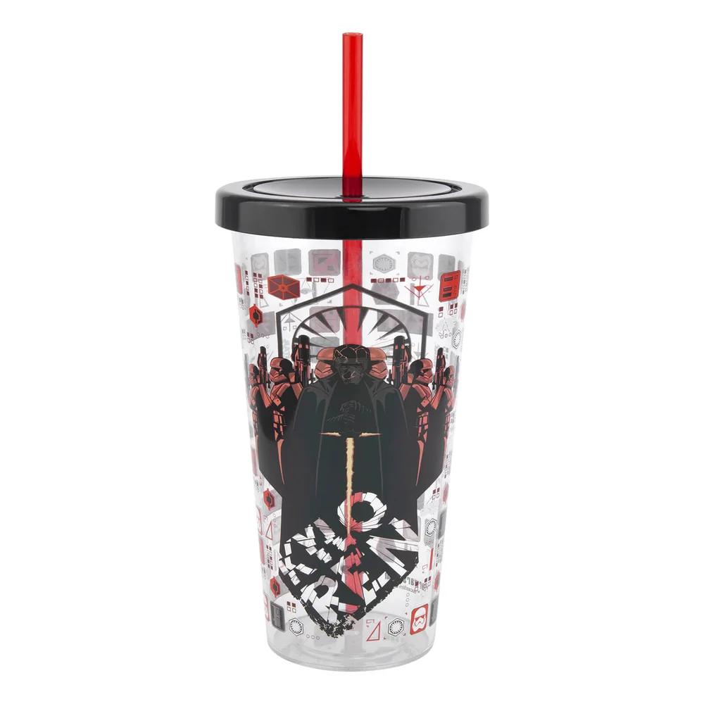 Star Wars Episode 9 Kunststoffbecher und Strohhalm Bild 1