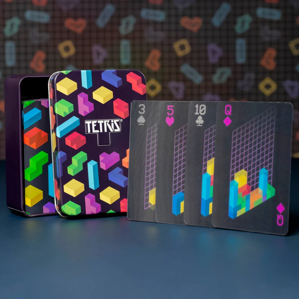 Tetris Lentikulär-Spielkarten Bild 1