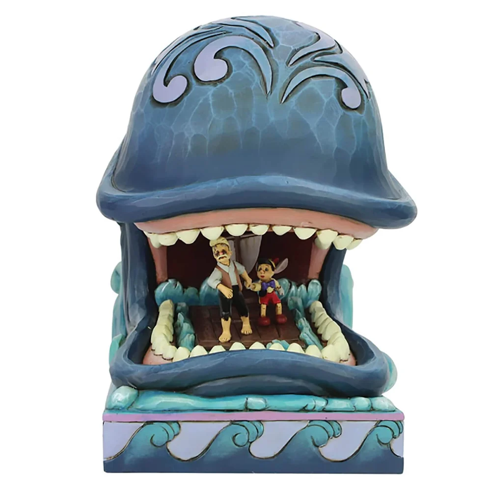 Disney Traditions - A Whale of a Whale (Monstro mit Geppetto und Pinocchio Figur) Bild 1