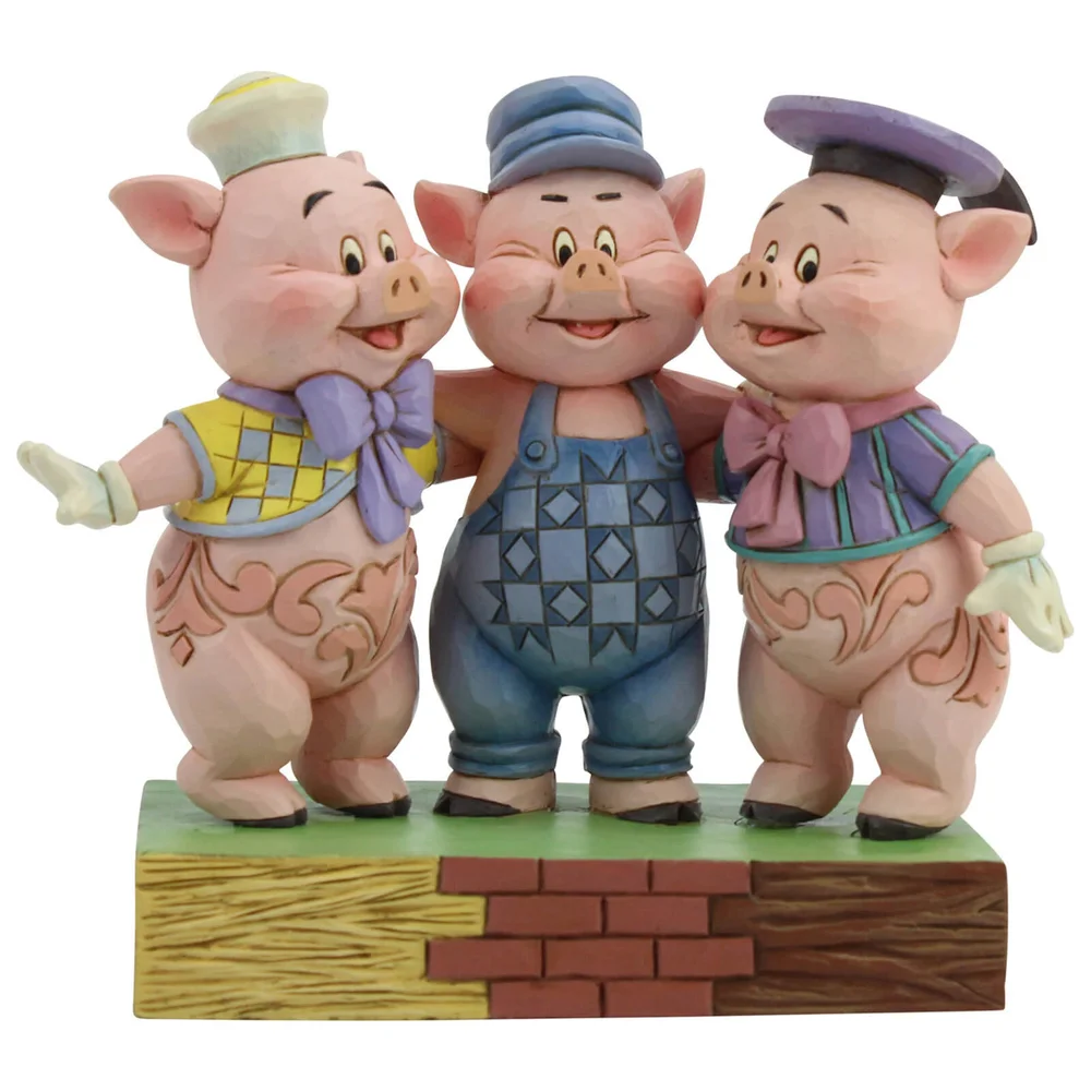 Disney Traditions - Squealing Siblings (Silly Symphony Drei kleine Schweinchen Figur) Bild 1