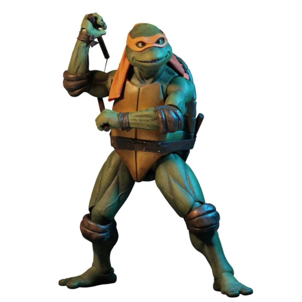NECA TMNT - Figur im Maßstab 1:4 - Michelangelo (1990 Film) Bild 1