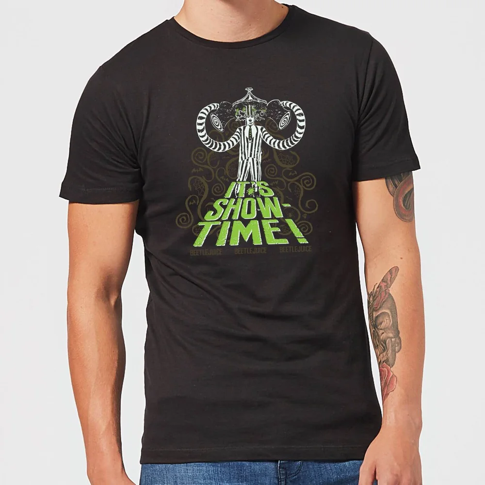 Beetlejuice It's Show-Time Unisex T-Shirt - Black - S - Schwarz Bild 1