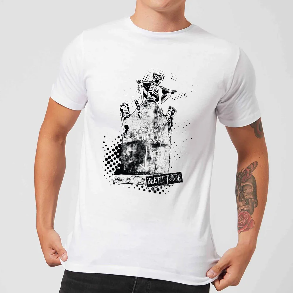 Beetlejuice Here Lies Betelgeuse Unisex T-Shirt - White - S - Weiß Bild 1