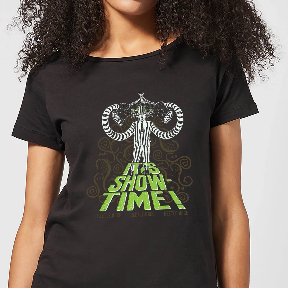 Beetlejuice It's Show-Time Women's T-Shirt - Black - XS - Schwarz Bild 1