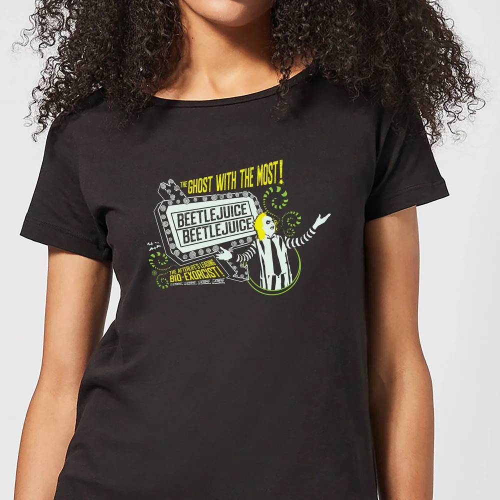 Beetlejuice The Ghost With The Most Women's T-Shirt - Black - XS - Schwarz Bild 1