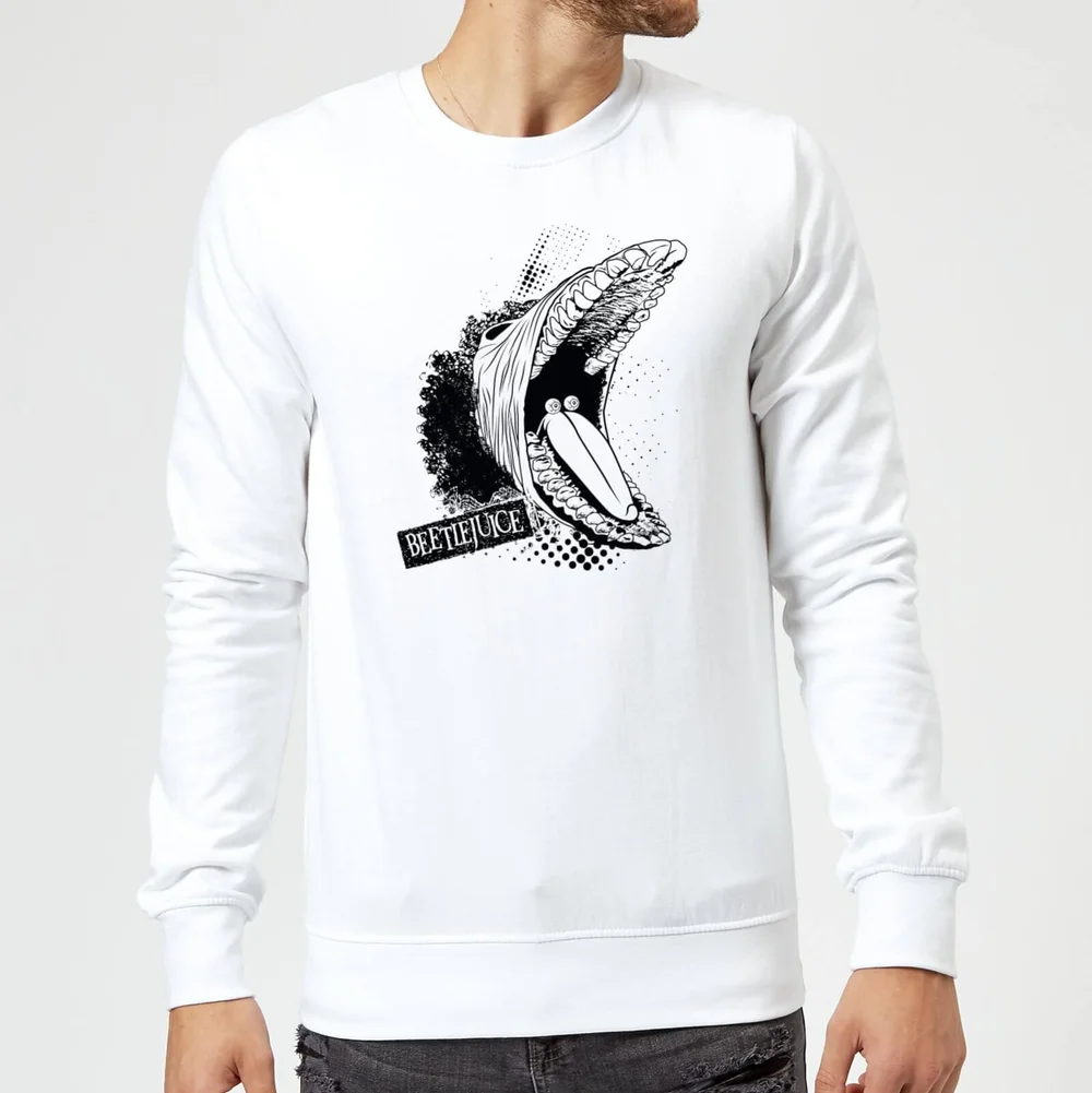 Beetlejuice Barbara Monster Sweatshirt - White - S - Weiß Bild 1
