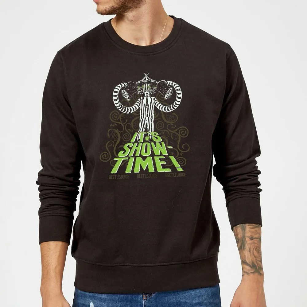 Beetlejuice It's Show-Time Sweatshirt - Black - S Bild 1