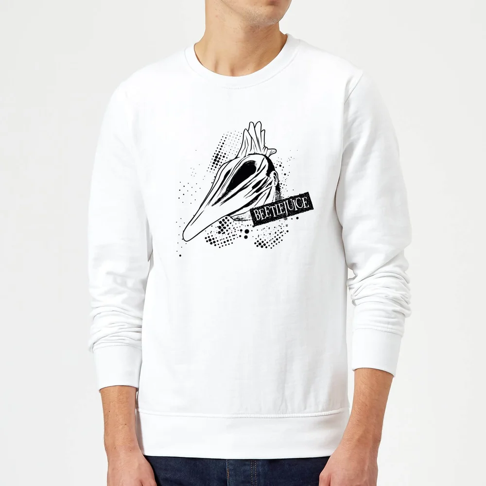 Beetlejuice Adam Monster Sweatshirt - White - S - Weiß Bild 1