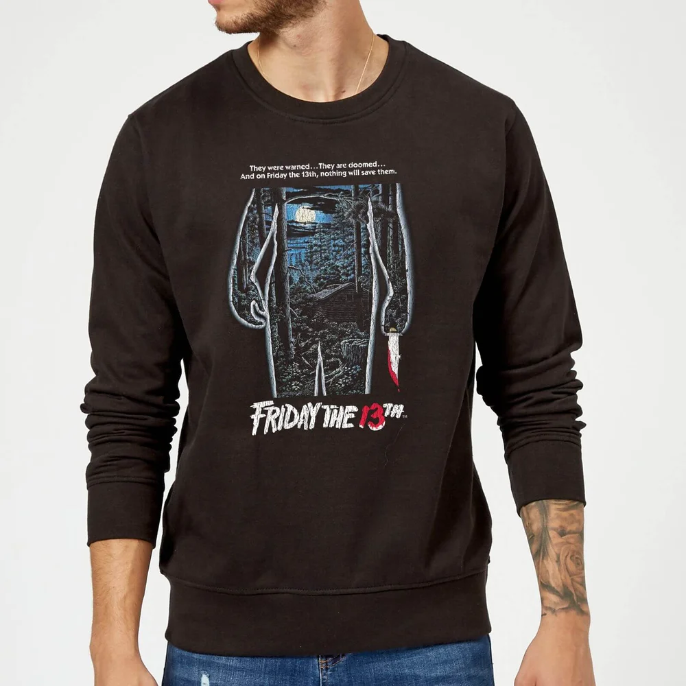 Friday the 13th Vintage Poster Sweatshirt - Black - S Bild 1