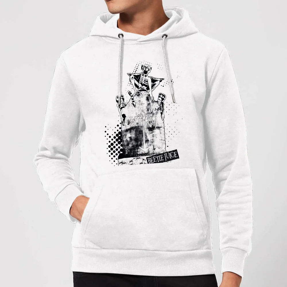 Beetlejuice Here Lies Betelgeuse Hoodie - White - S - Weiß Bild 1