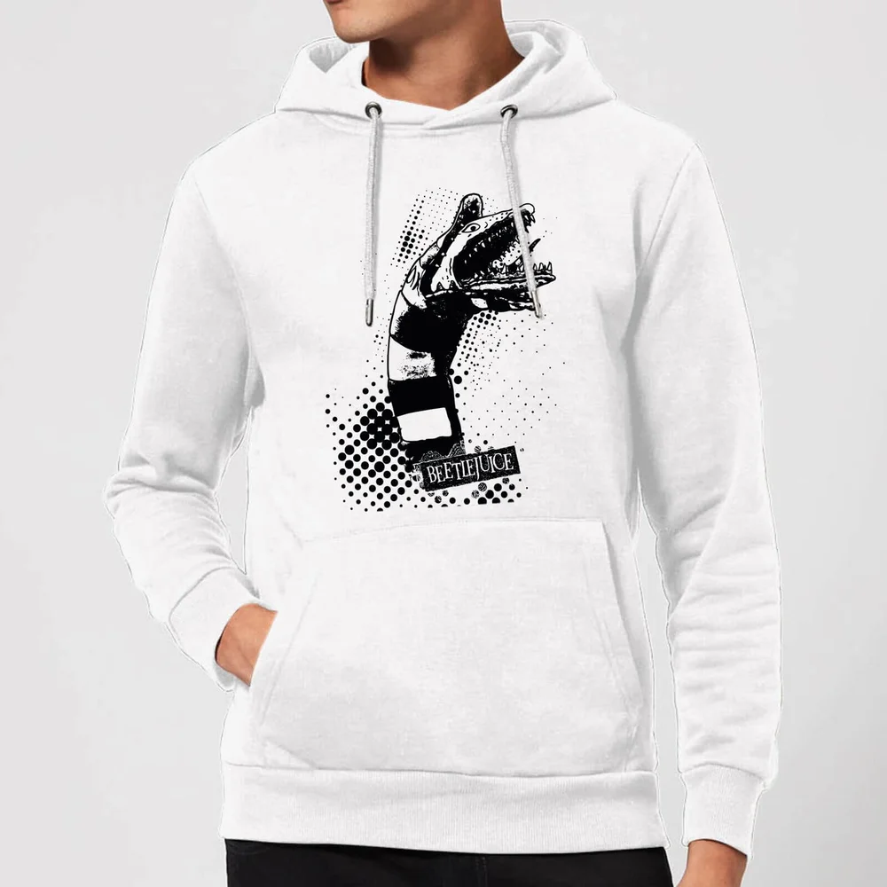 Beetlejuice Sandworm Attack Hoodie - White - S - Weiß Bild 1