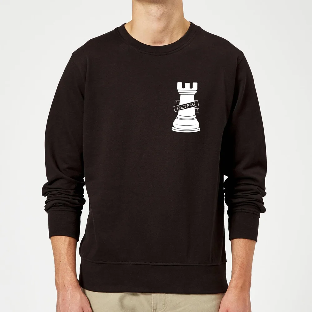 Hold Fast Pocket Print Sweatshirt - Black - S - Schwarz Bild 1