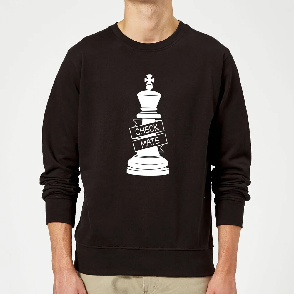 King Chess Piece Sweatshirt - Black - S - Schwarz Bild 1