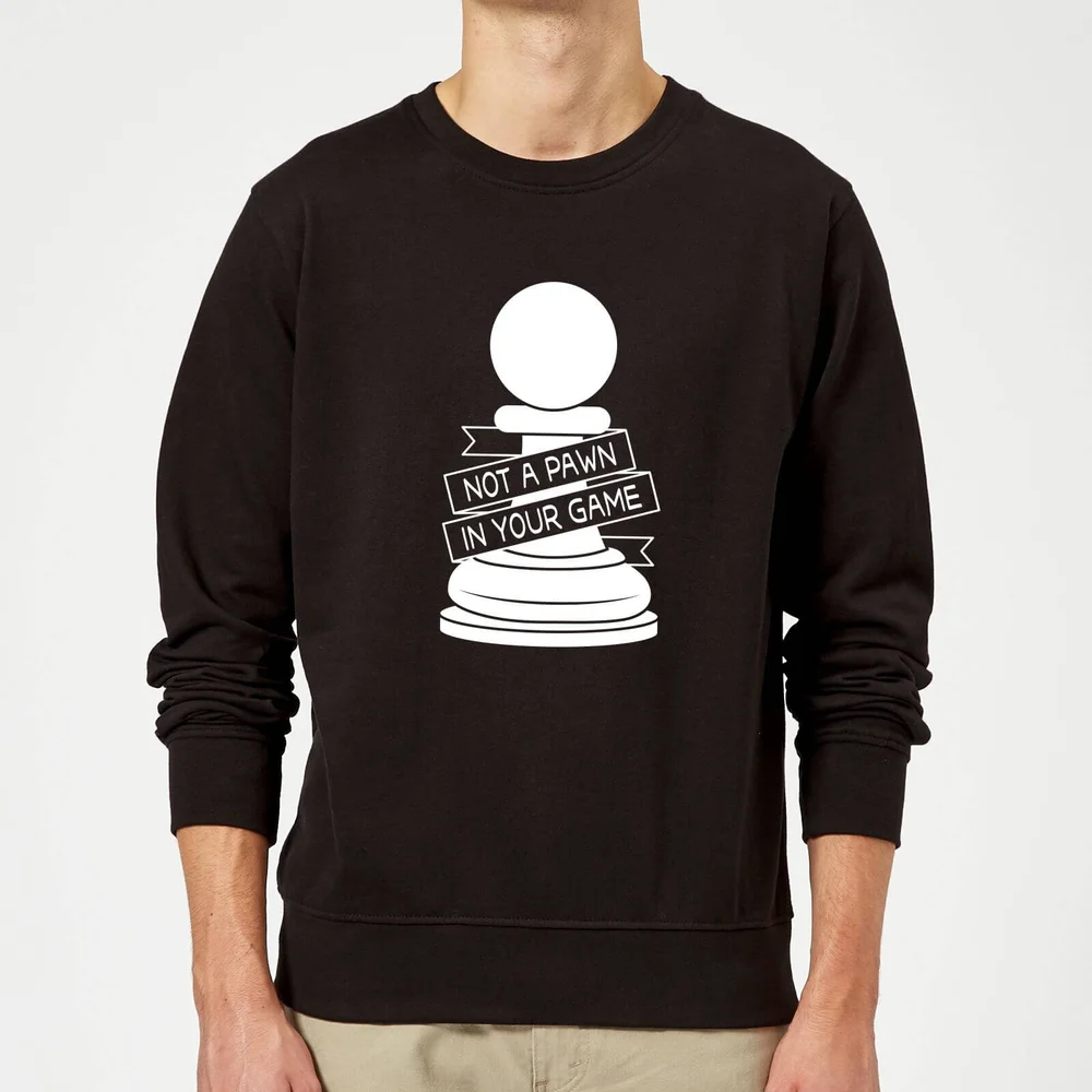 Pawn Chess Piece Sweatshirt - Black - S - Schwarz Bild 1