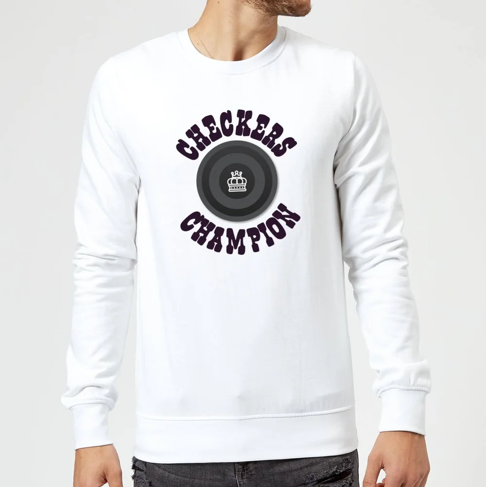 Checkers Champion Black Checker Sweatshirt - White - S Bild 1