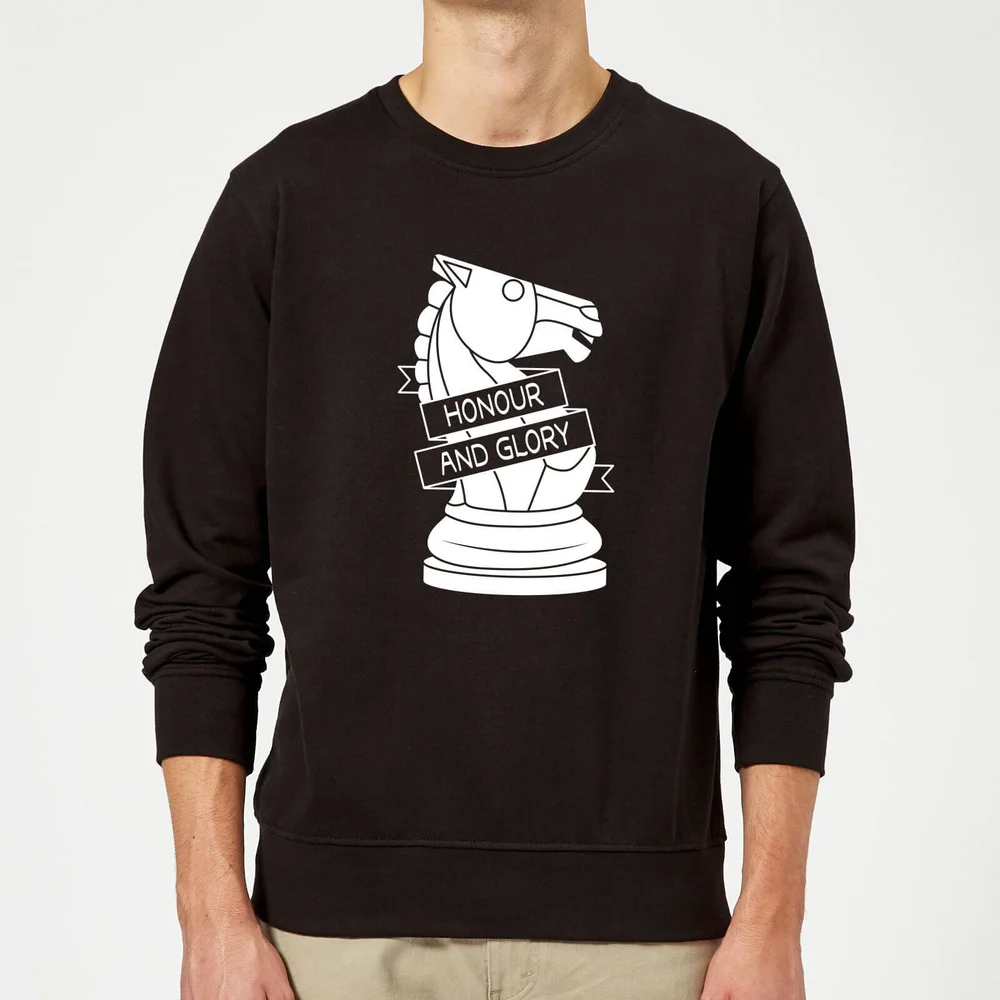 Knight Chess Piece Sweatshirt - Black - S - Schwarz Bild 1