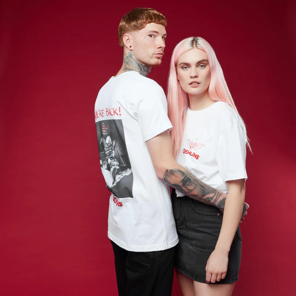 Gremlins Stripe T-Shirt - Weiß - S Bild 1