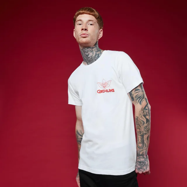 Gremlins Stripe T-Shirt - Weiß