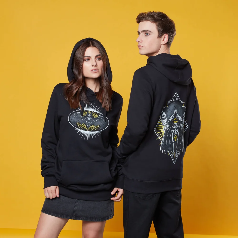 Gothic Batman Hoodie - Schwarz - S Bild 1