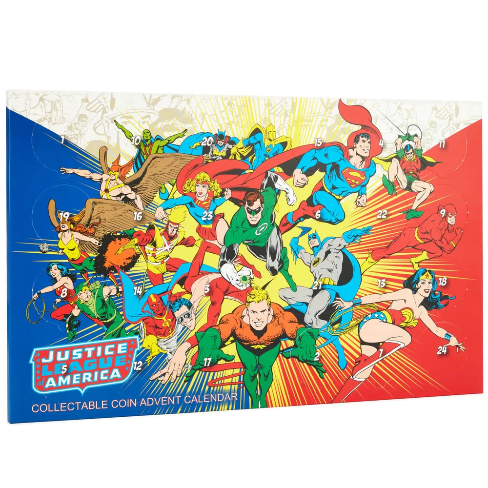 DC Comics Limited Edition Sammelmünzen Adventskalender - Zavvi Exklusiv Bild 1
