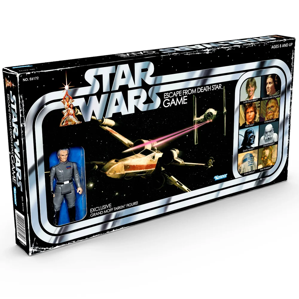 Hasbro Star Wars Escape From the Death Star Brettspiel (enthält exklusive Grand Moff Tarkin Figur) Bild 1