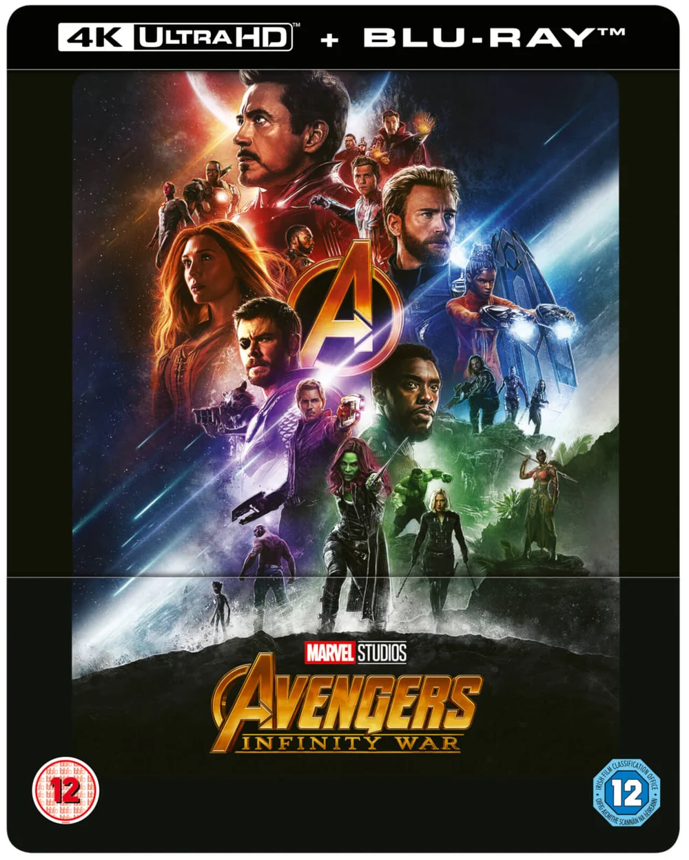 Avengers Infinity War 4K Ultra HD (inkl. 2D Blu-ray) - Zavvi Exclusives Lenticular Steelbook Bild 1