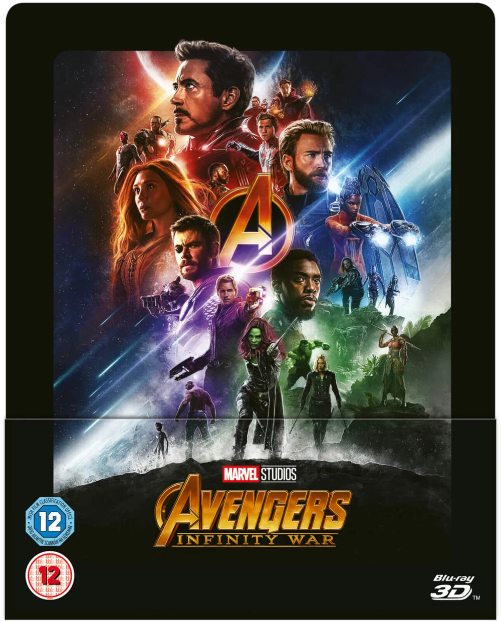 Avengers Infinity War 3D (Includes 2D Blu-ray) - Zavvi Exclusive Lenticular Steelbook Bild 1
