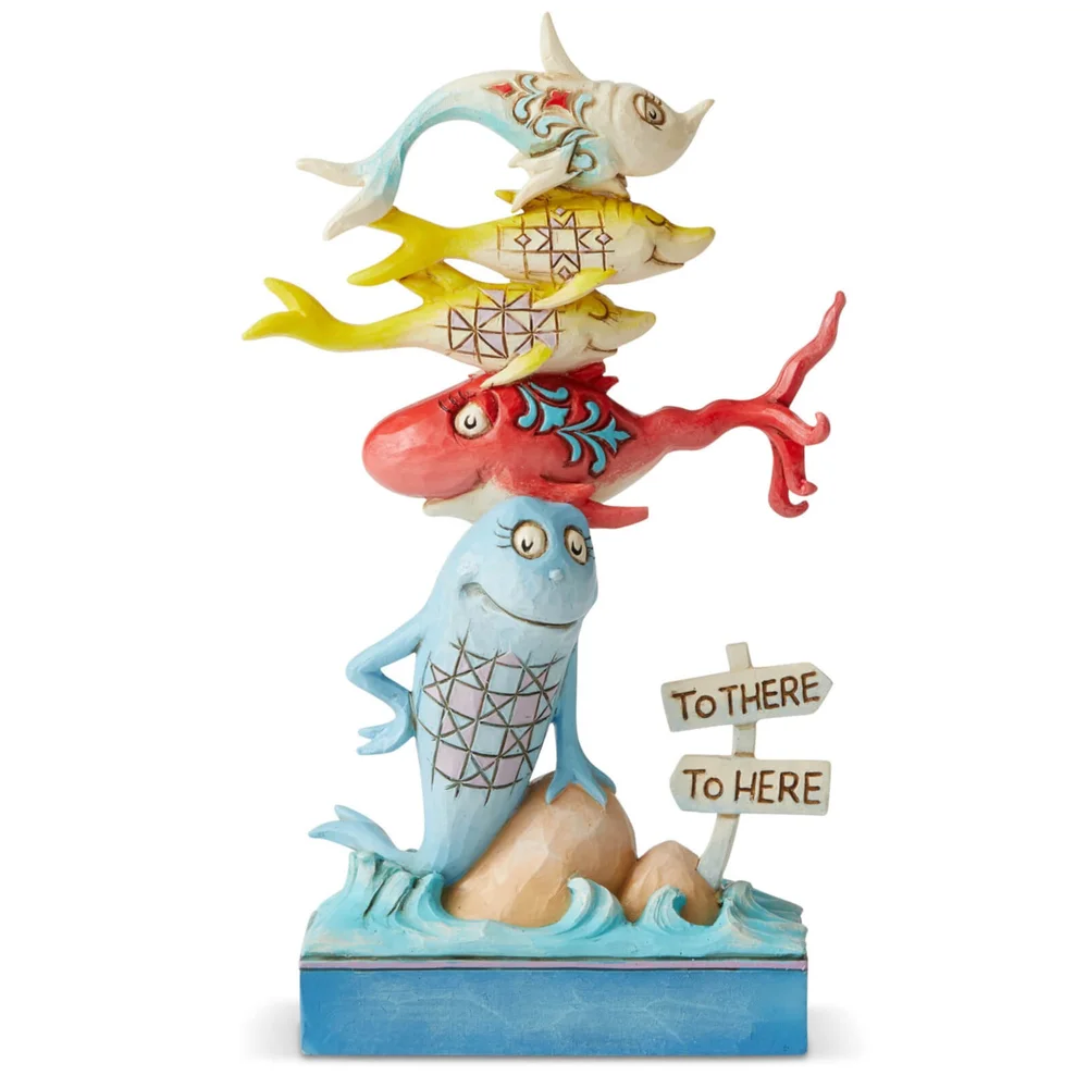 Dr Seuss by Jim Shore One Fish, Two Fish, Red Fish, Blue Fish Bild 1
