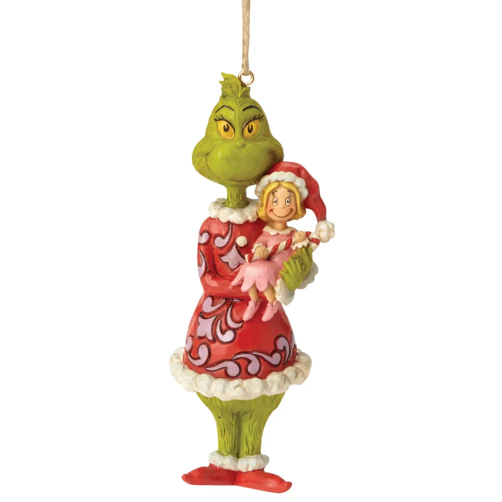 The Grinch By Jim Shore Grinch Holding Cindy (Hanging Ornament) Bild 1