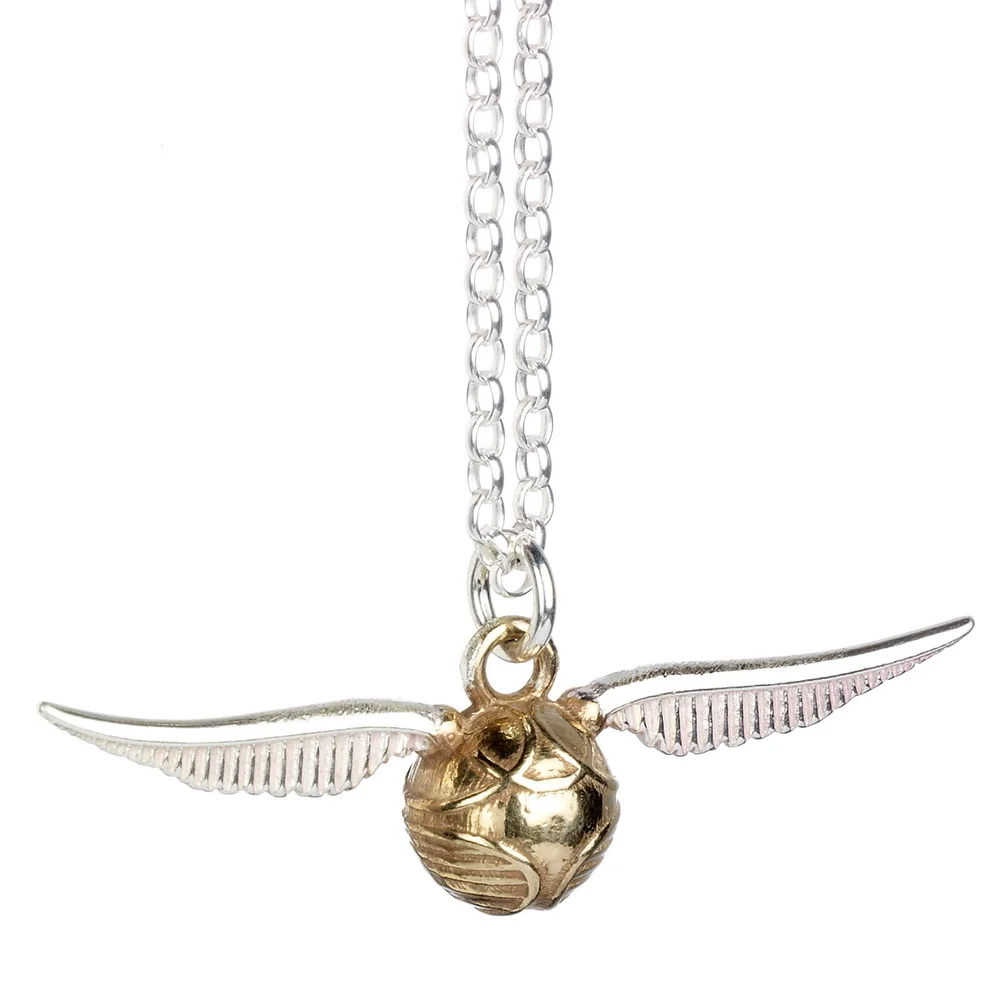 Harry Potter Sterlingsilberne Goldener Schnatz Halskette Bild 1