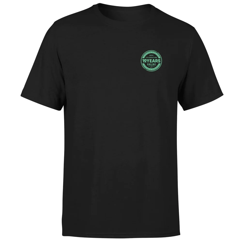Zavvi 10 Year Stamp Black T-Shirt - 5XL Bild 1