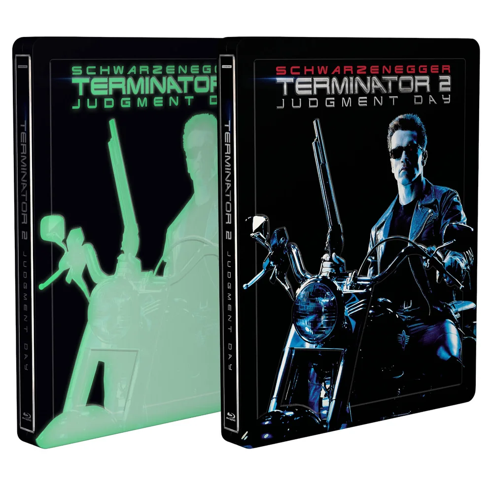 Terminator 2: Judgment Day 4K Ultra HD Zavvi Exclusive Steelbook (Inklusive 2D Blu-ray) *leuchtet im Dunkeln* Bild 1