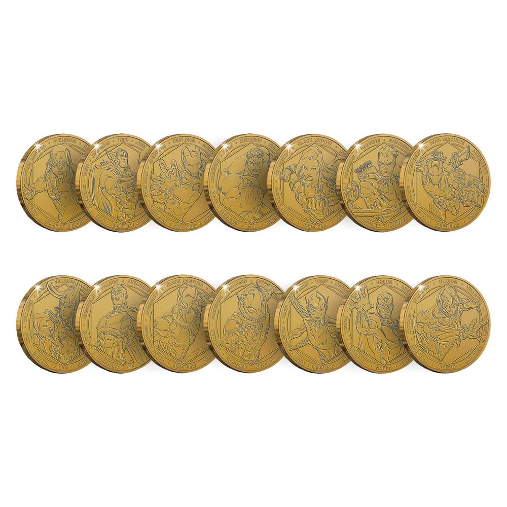 Marvel Gedenkmünzen (14er-Set) - Zavvi Exclusive Bild 1