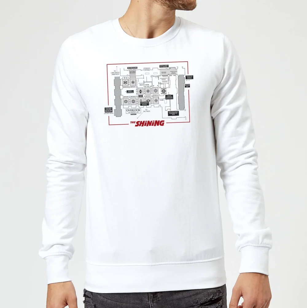 The Shining Floor Plan Sweatshirt - White - S Bild 1