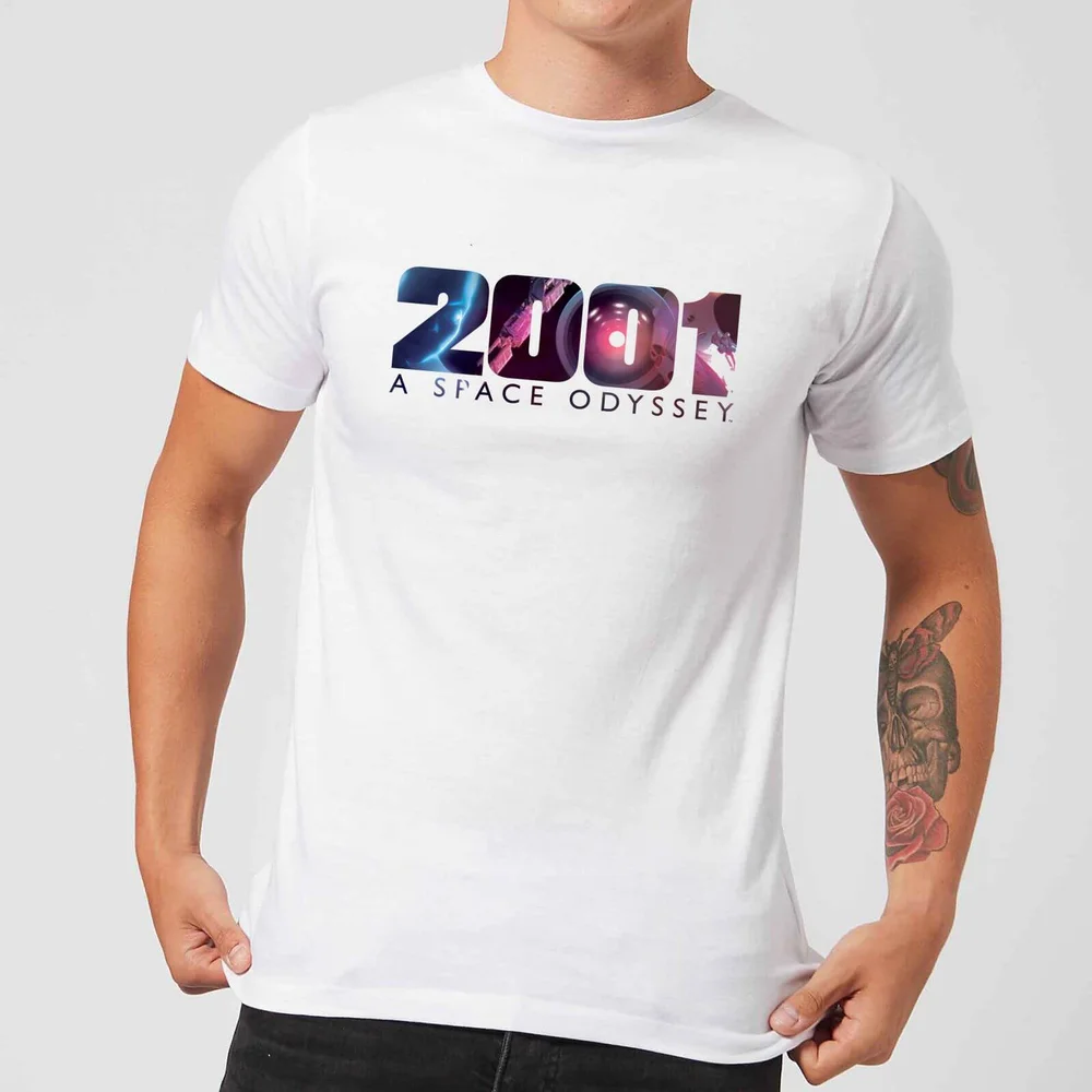 2001: A Space Odyssey HAL Logo Men's T-Shirt - White - S - Weiß Bild 1