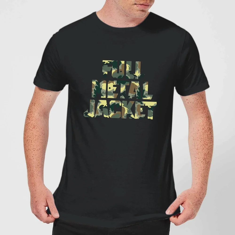 Full Metal Jacket Camo Title Men's T-Shirt - Black - S Bild 1