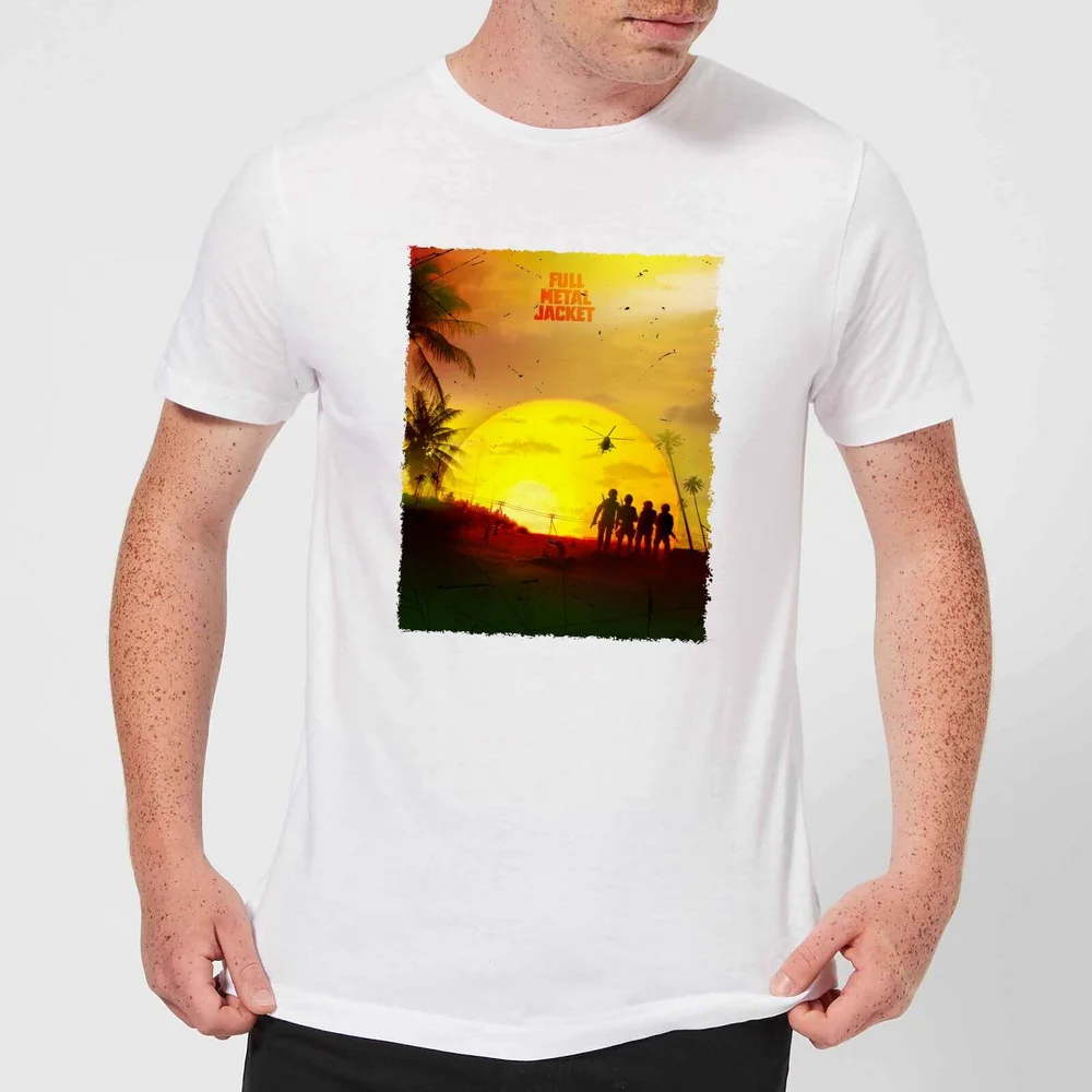 Full Metal Jacket Born To Kill Sunset Men's T-Shirt - White - S - Weiß Bild 1