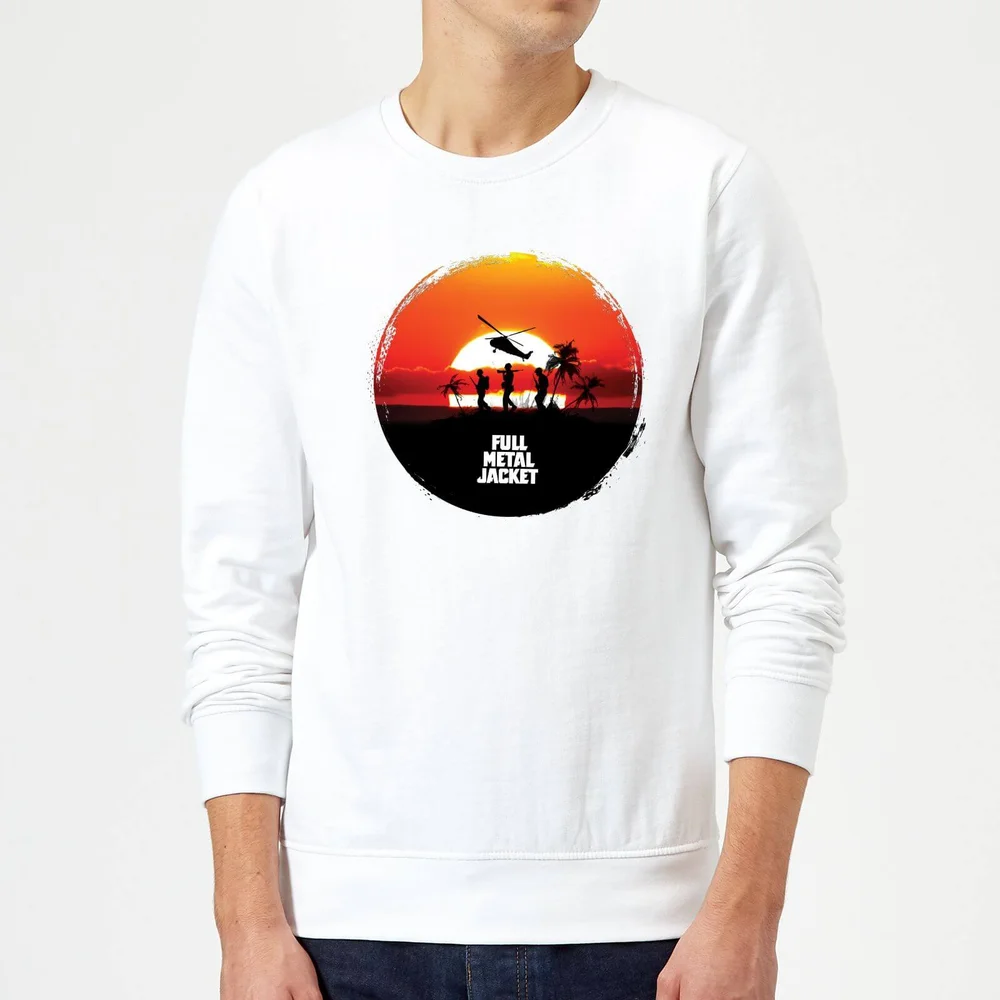 Full Metal Jacket Sunset Circle Sweatshirt - White - S Bild 1